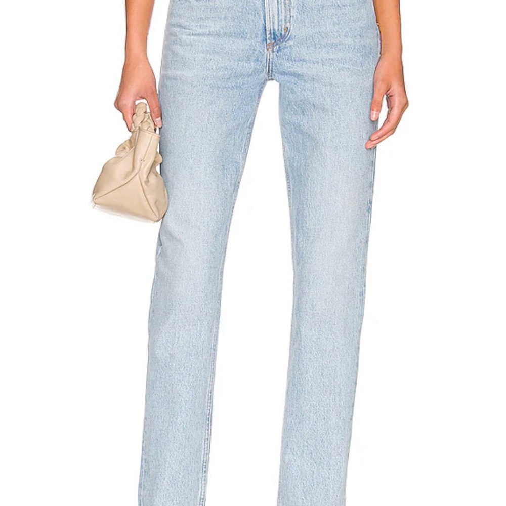Agolde Lyle Low Rise Slim Jeans in Switch